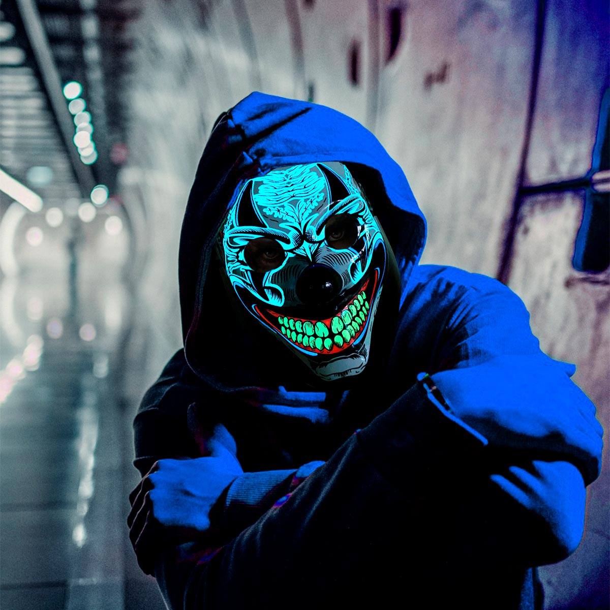 Mascara Luminosa De Demonio MSDIA02